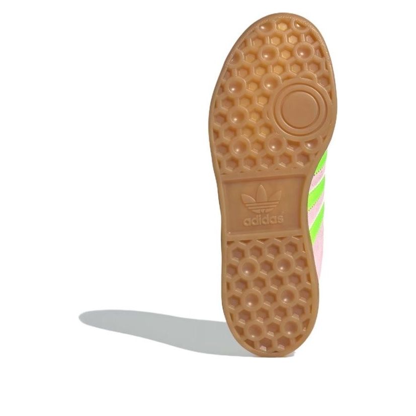 (WMNS) adidas Hamburg 'Clear Pink Solar Green' JS0683