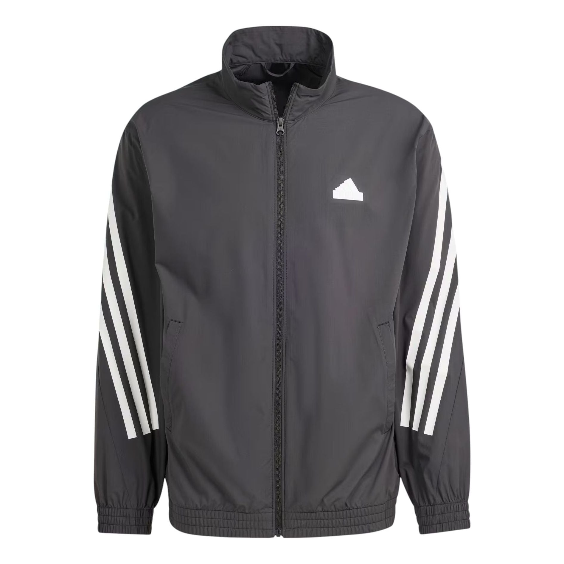 adidas Future Icons 3-Stripes Woven Track Jacket Asia Sizing 'Black' IN3316