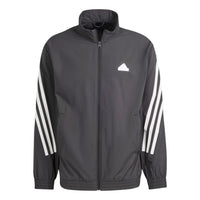 adidas Future Icons 3-Stripes Woven Track Jacket Asia Sizing 'Black' IN3316