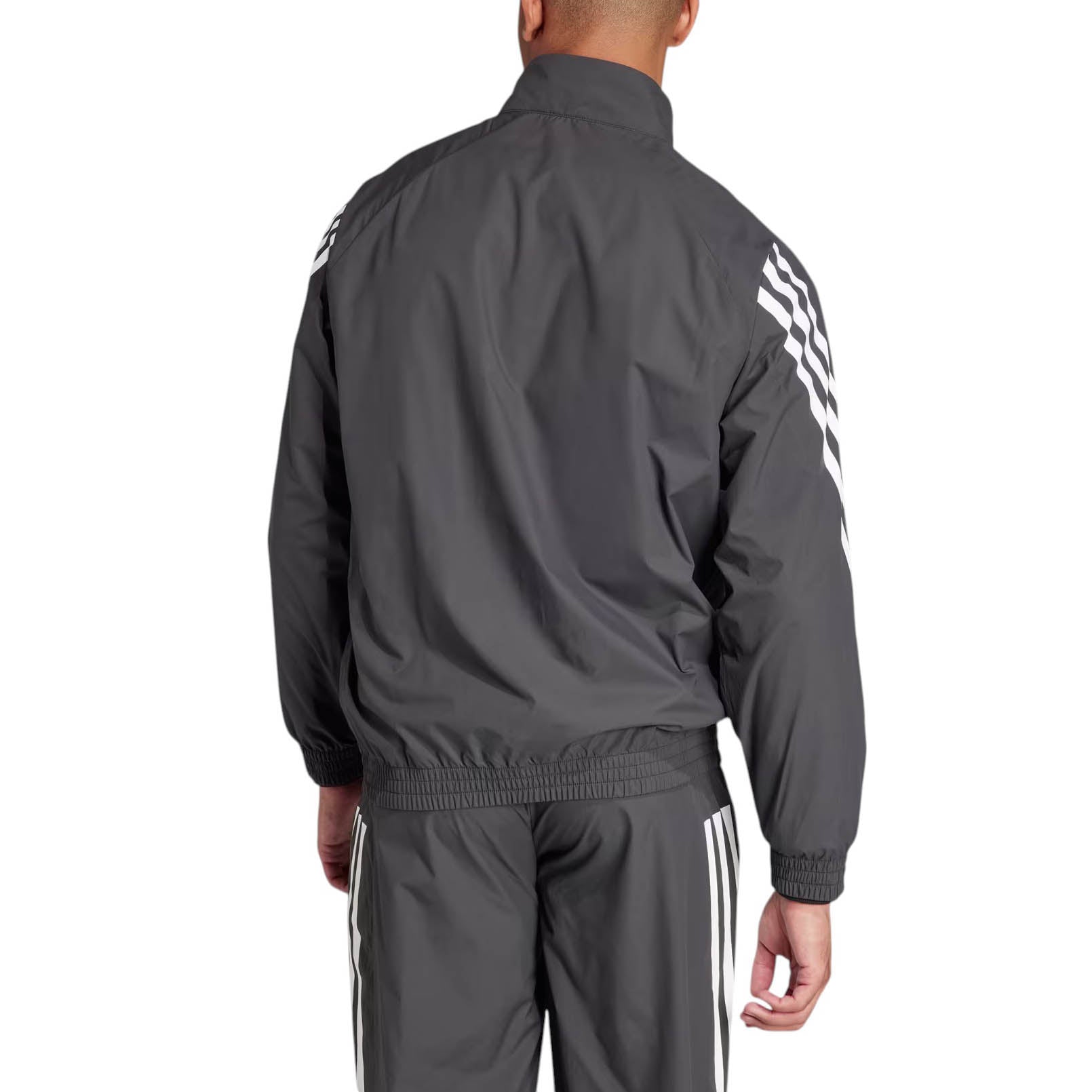 adidas Future Icons 3-Stripes Woven Track Jacket Asia Sizing 'Black' IN3316
