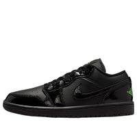(WMNS) Air Jordan 1 Low 'Black Scream Green' IQ9701-010