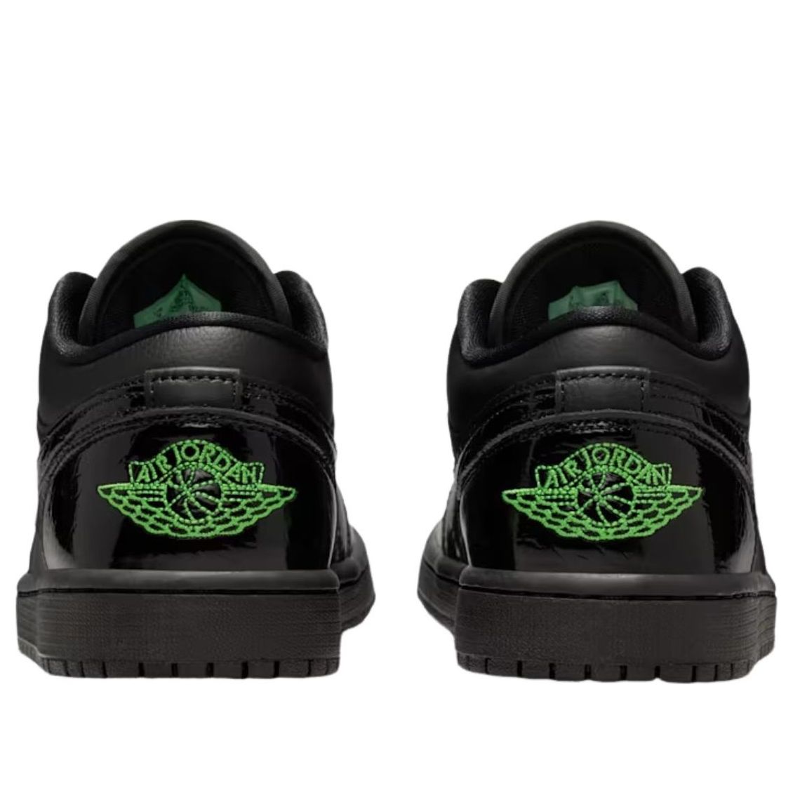 (WMNS) Air Jordan 1 Low 'Black Scream Green' IQ9701-010