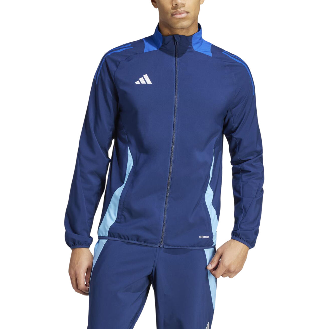 adidas Tiro 24 Competition Presentation Jacket Asia Sizing 'Blue' IR7597