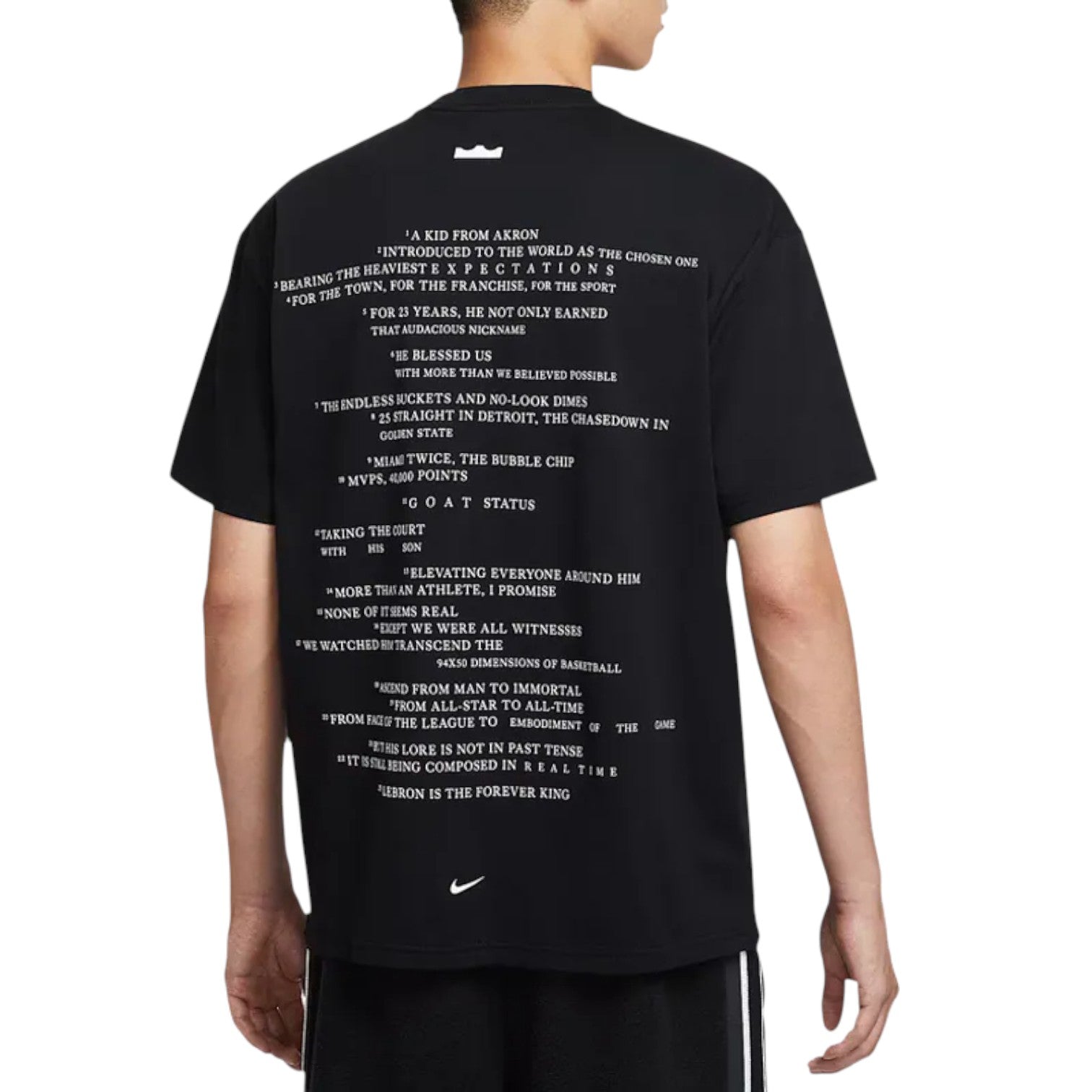 Nike Forever King Lebron James T-Shirts 'Black' IV4532-010