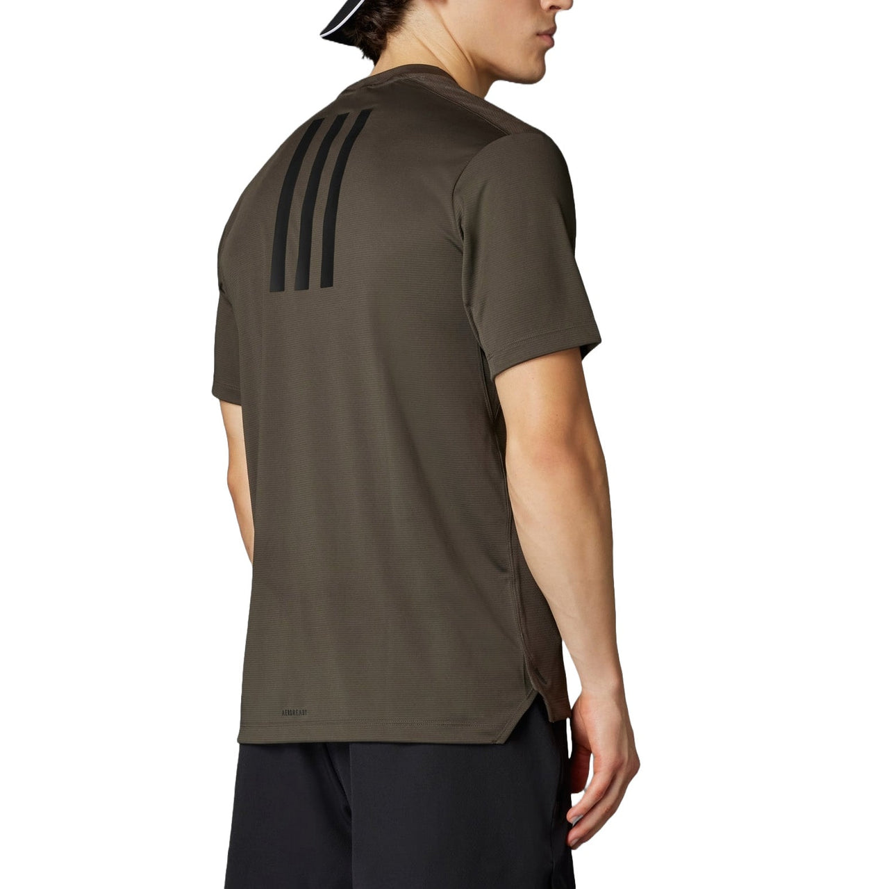 adidas Power Workout T-Shirt Asia Sizing 'Shadow Olive' IX9091