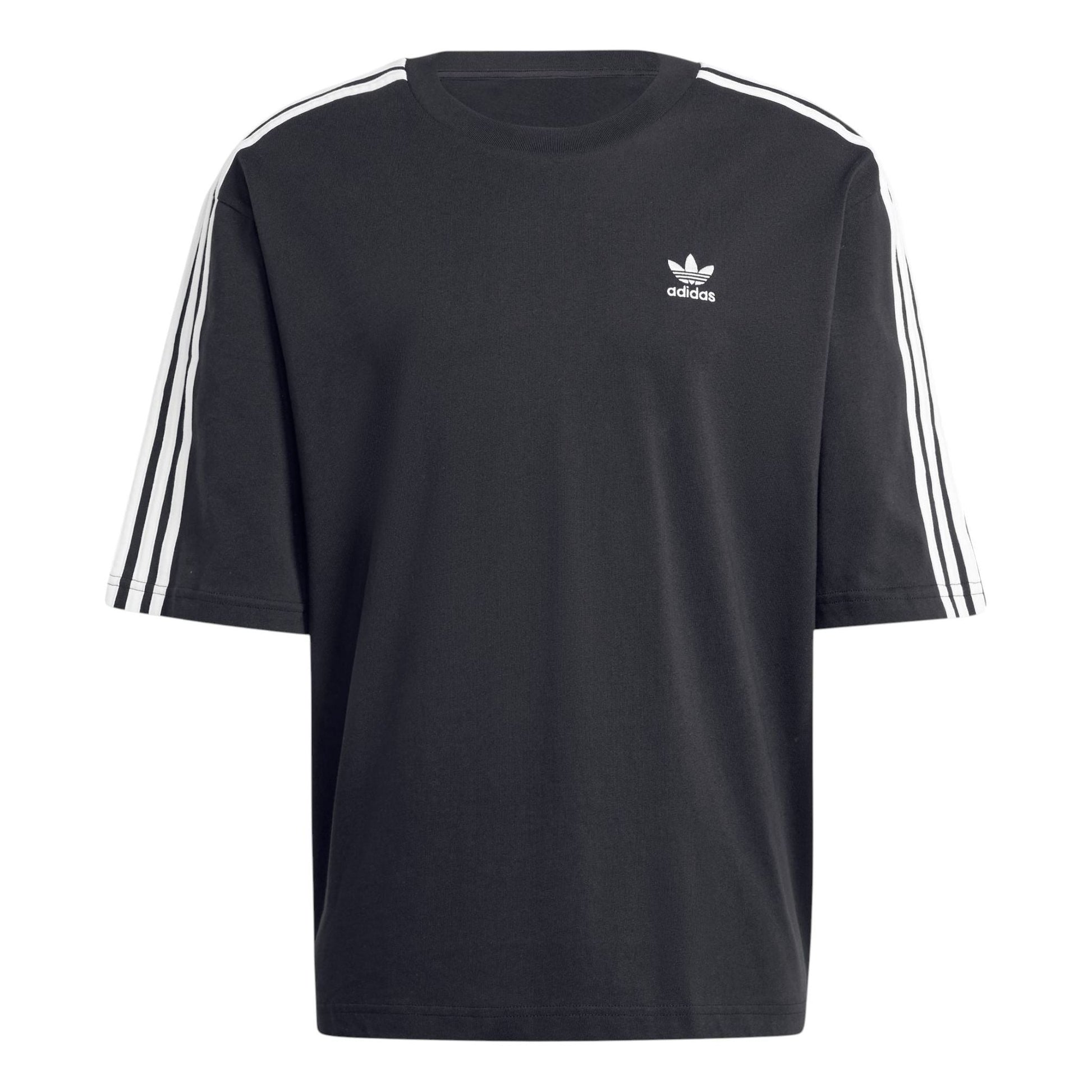adidas Adicolor Oversized T-shirt Asia Sizing 'Black White' IZ1832