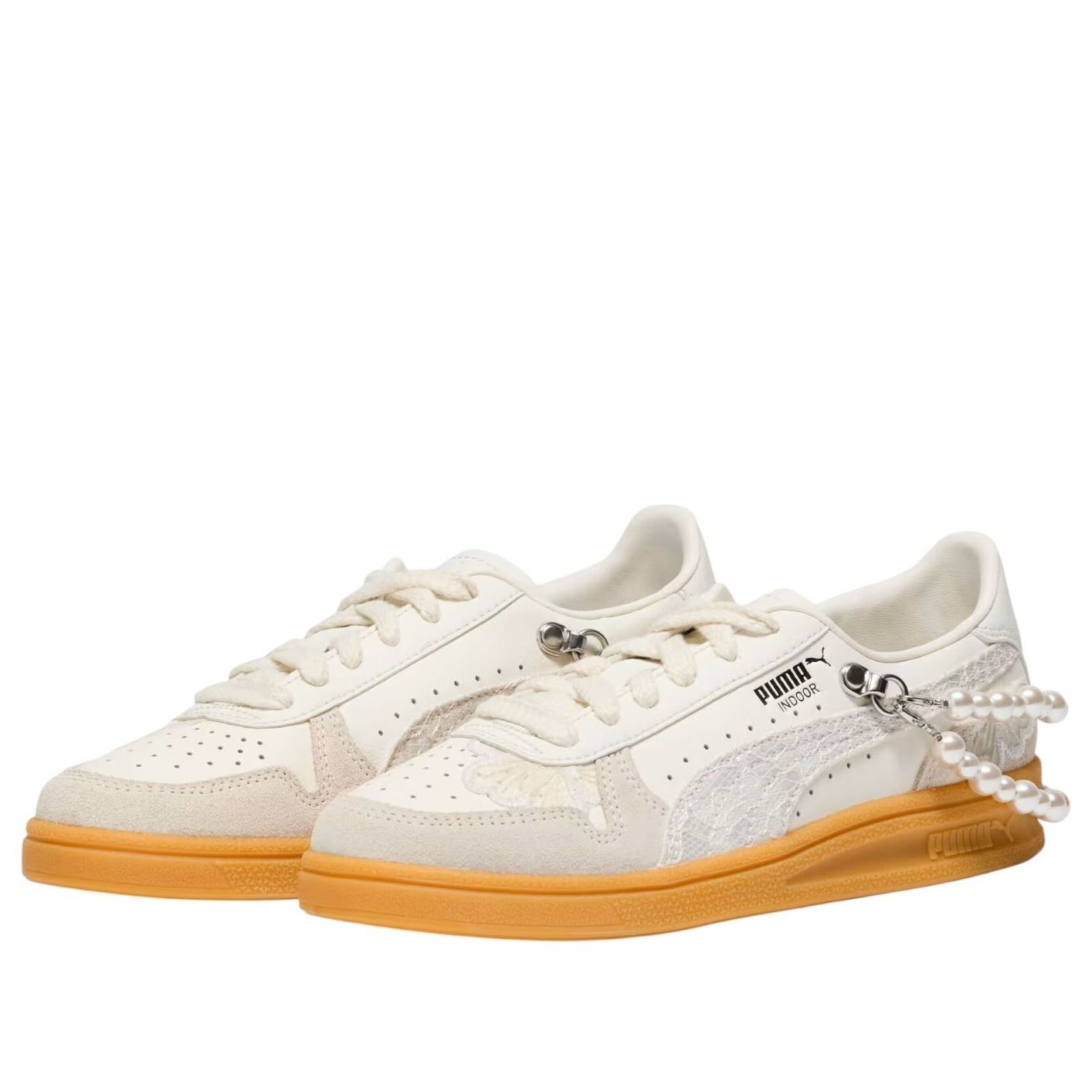 (WMNS) PUMA Indoor Feminine Pack 'Warm White Vapor Gray PUMA Black' 399964-01