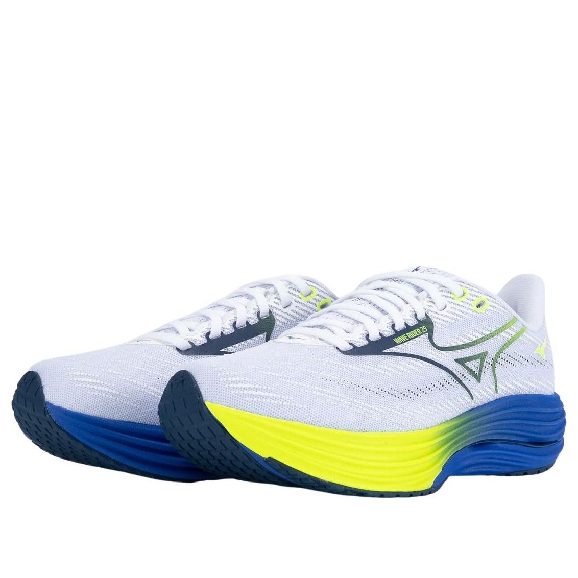 Mizuno Wave Rider 29 2E Wide 'White Blue' J1GC250453