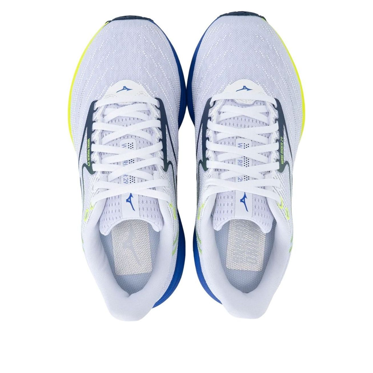 Mizuno Wave Rider 29 2E Wide 'White Blue' J1GC250453