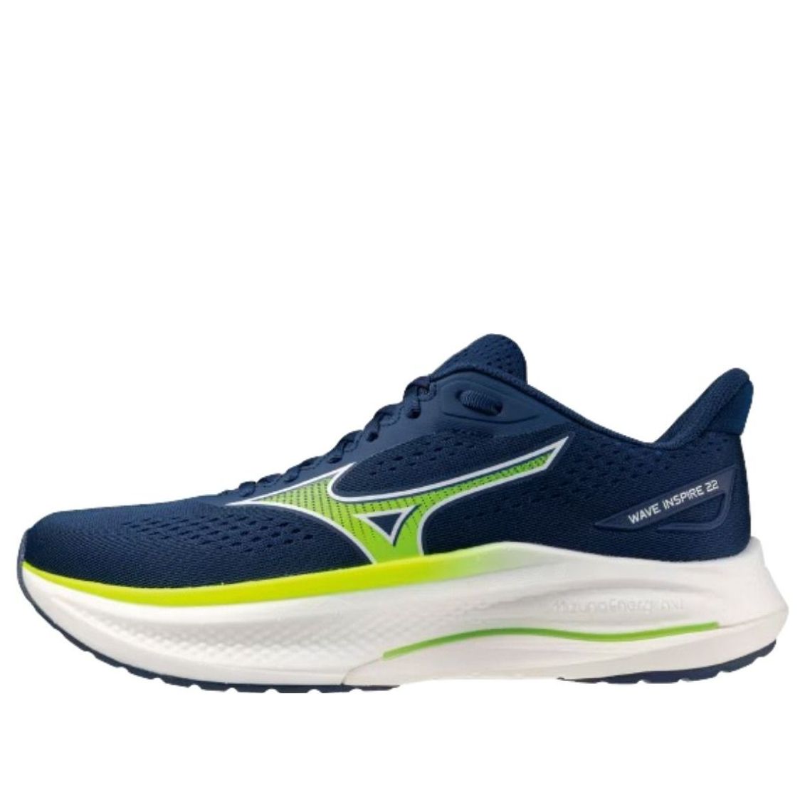 Mizuno Wave Inspire Extra Wide 4E 'Navy Yellow' J1GC264501