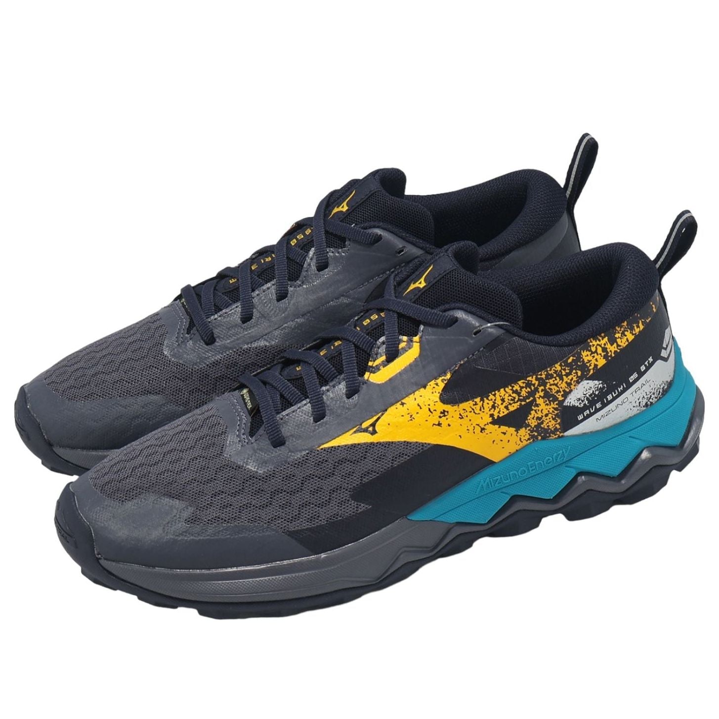 Mizuno Wave Ibuki 5 GORE-TEX 'Odyssey Grey Citrus Baritone Blue' J1GJ255951