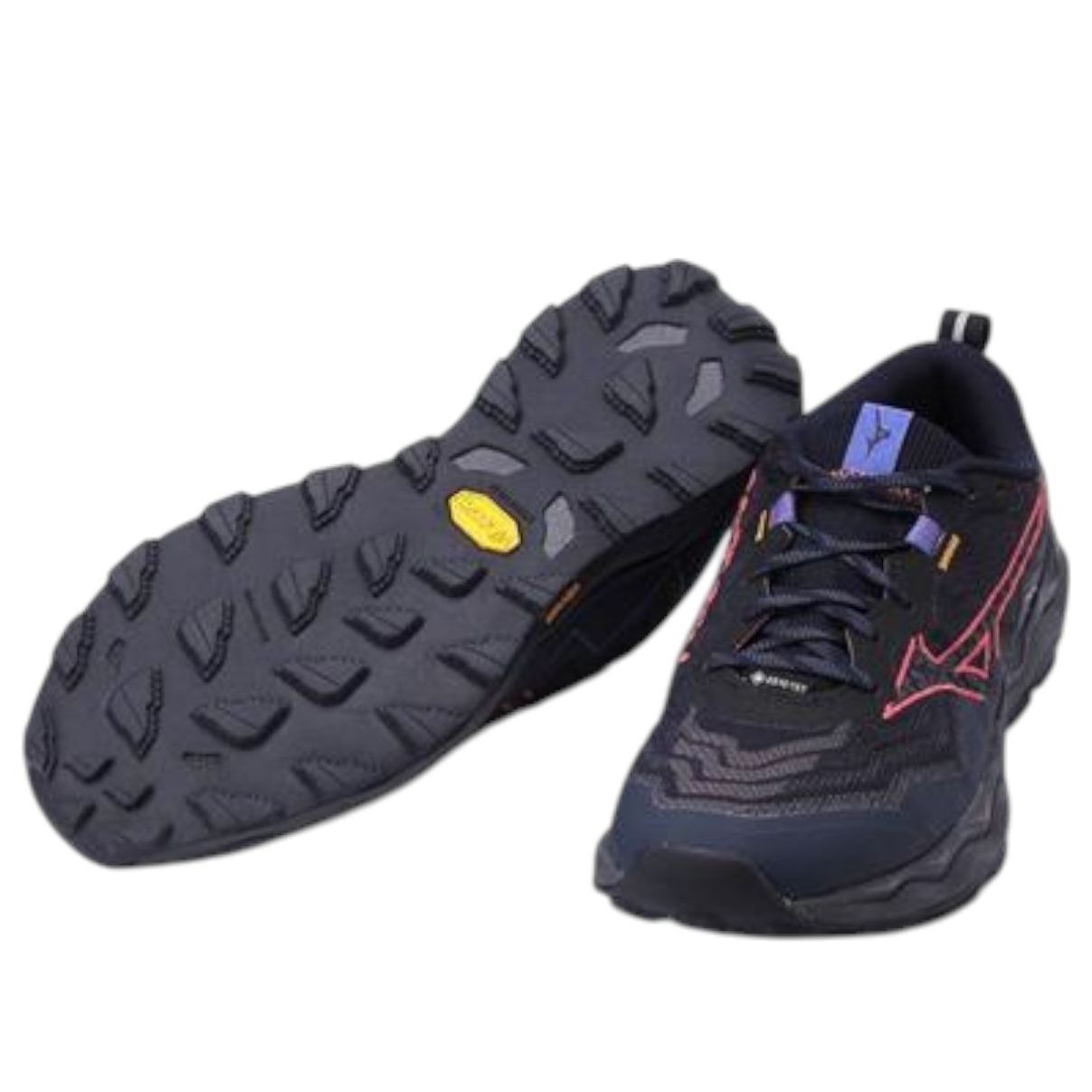 (WMNS) Mizuno Wave Daichi 9 GORE-TEX 'Baritone Blue Calypso Coral' J1GK255671