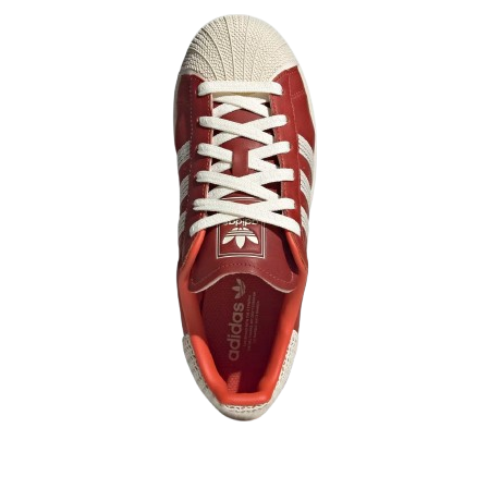 (WMNS) adidas Superstar 'Preloved Red Cream White Gum' JH7099