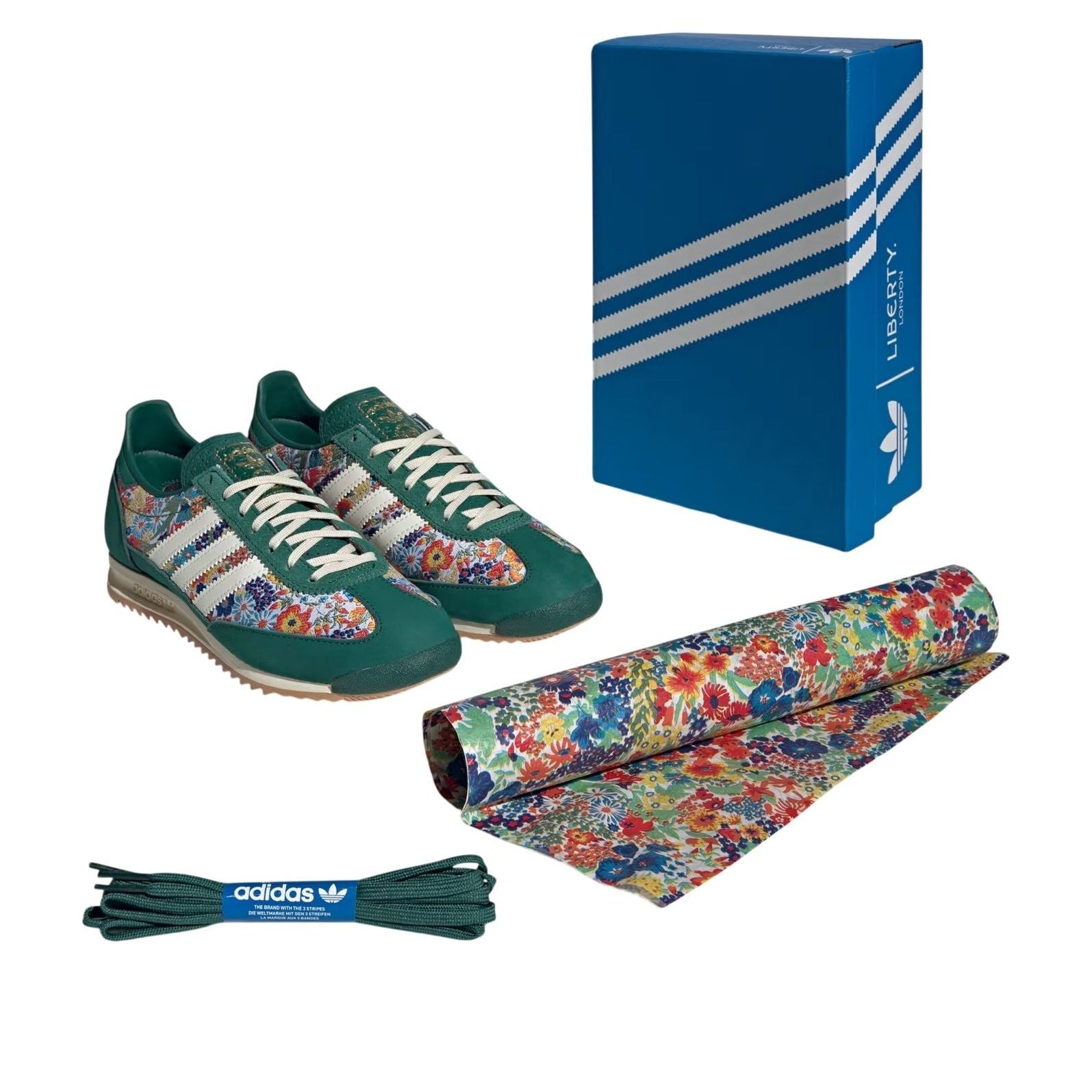 (WMNS) adidas SL 72 OG 'Liberty London Collegiate Green' JH7226