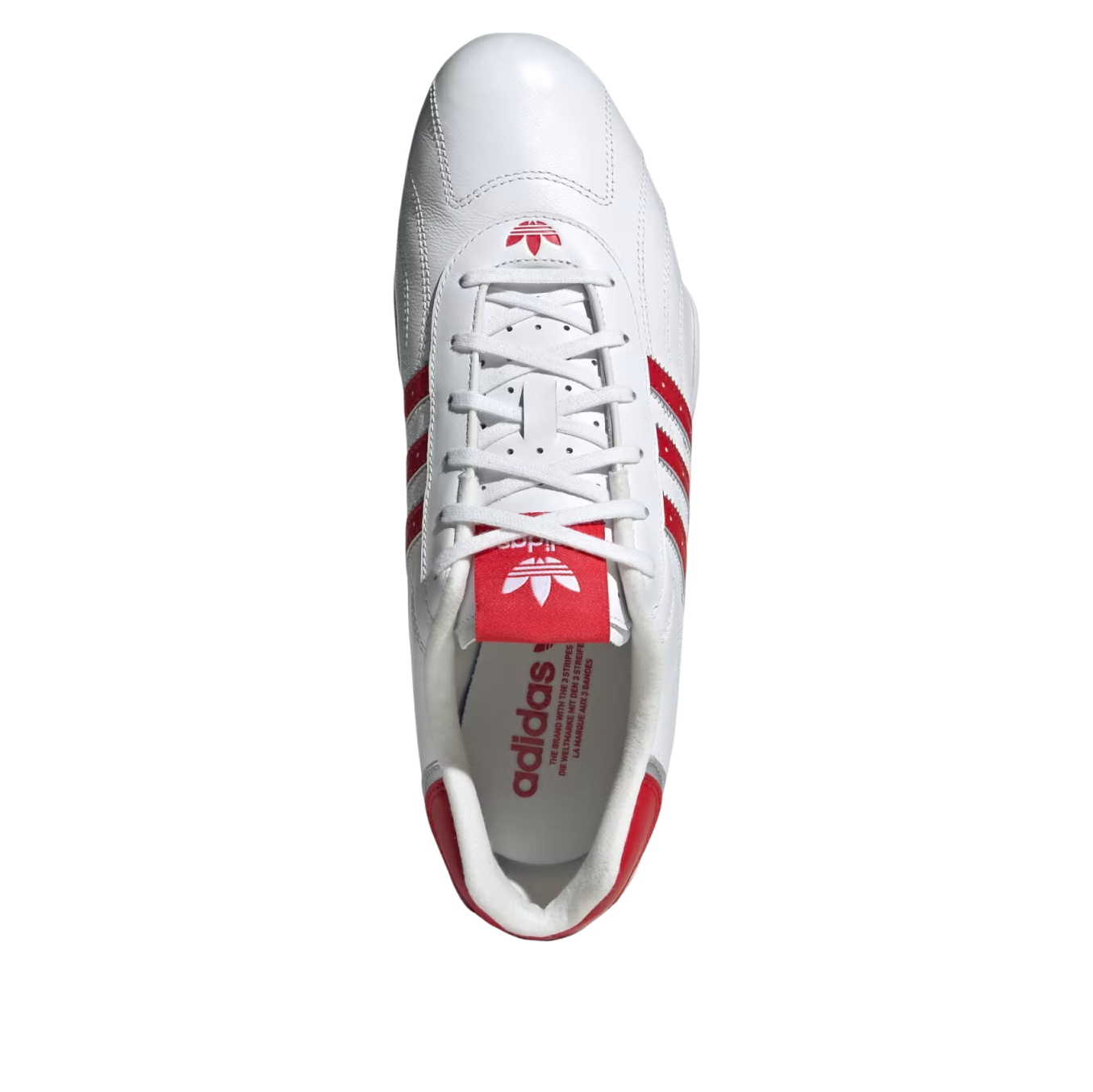 adidas Adiracer Lo 'Cloud White Better Scarlet Silver Metallic' JH8736