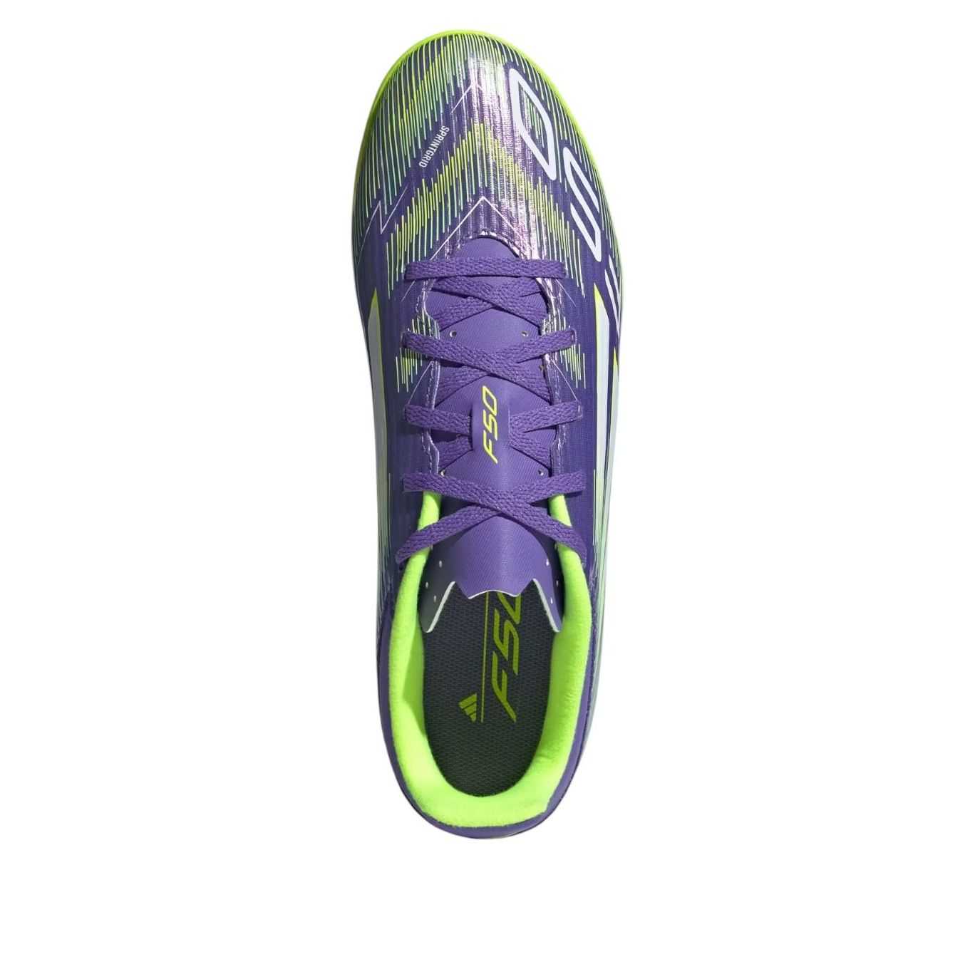 adidas F50 Club Turf 'Purple Rush Lucid Lemon' JI0026