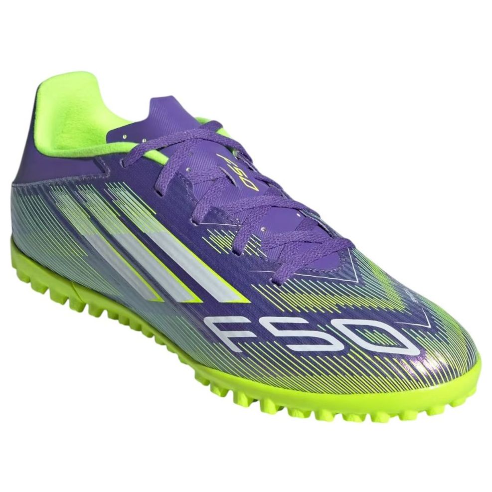 adidas F50 Club Turf 'Purple Rush Lucid Lemon' JI0026