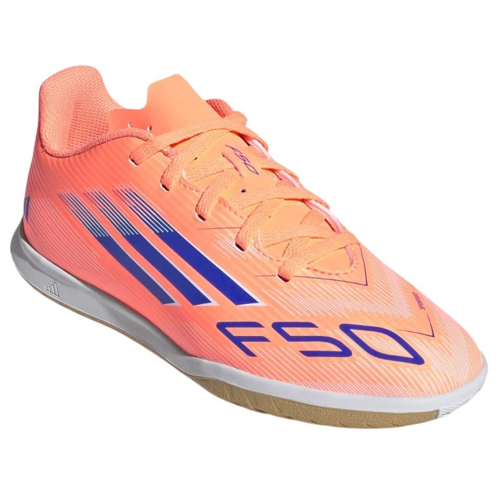 (GS) adidas F50 Club IC 'Beam Orange Lucid Blue'  JI0041