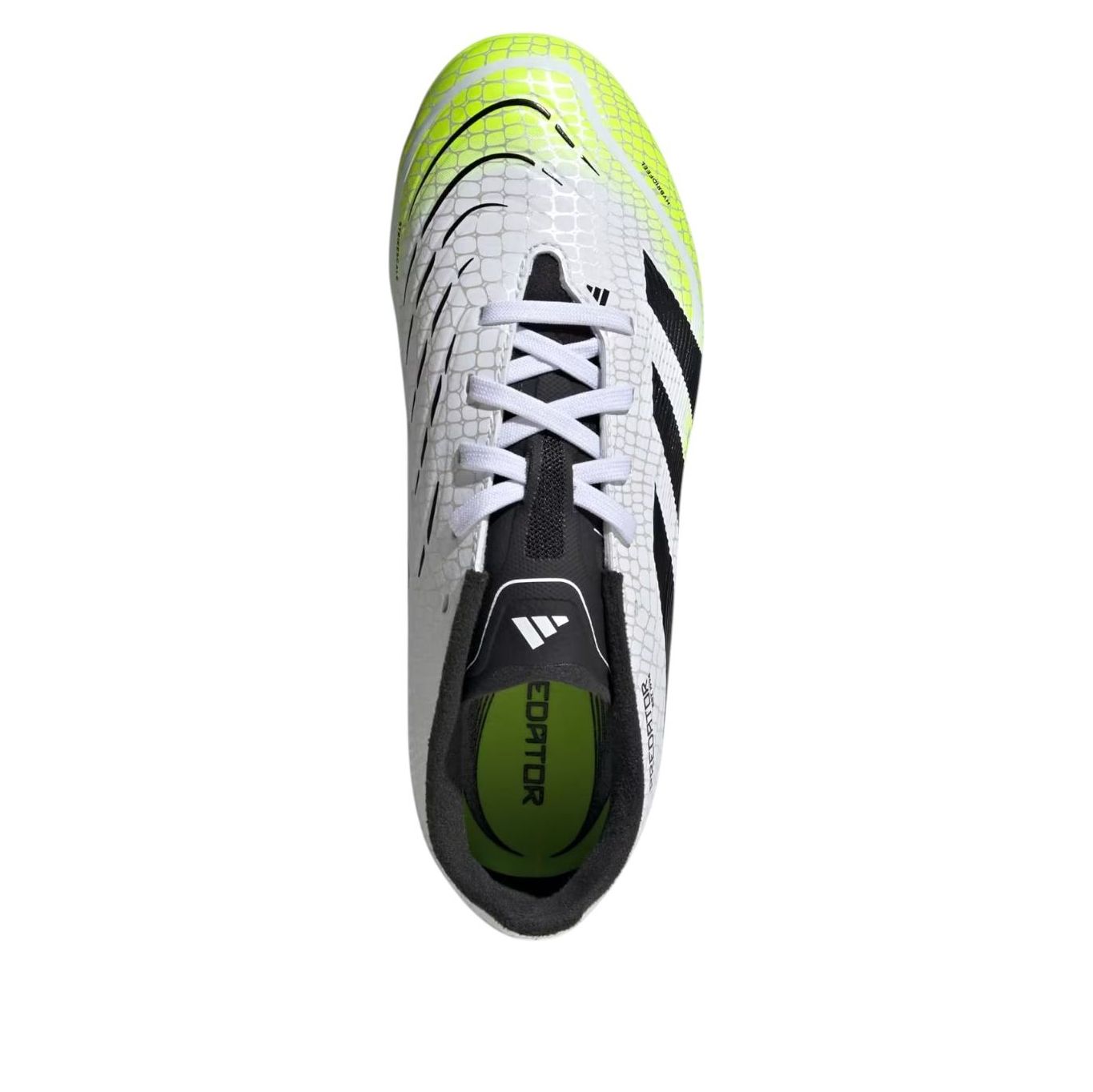 (GS) adidas Predator League MG 'Cloud White Lucid Yellow' JI1147