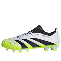 (GS) adidas Predator League MG 'Cloud White Lucid Yellow' JI1147