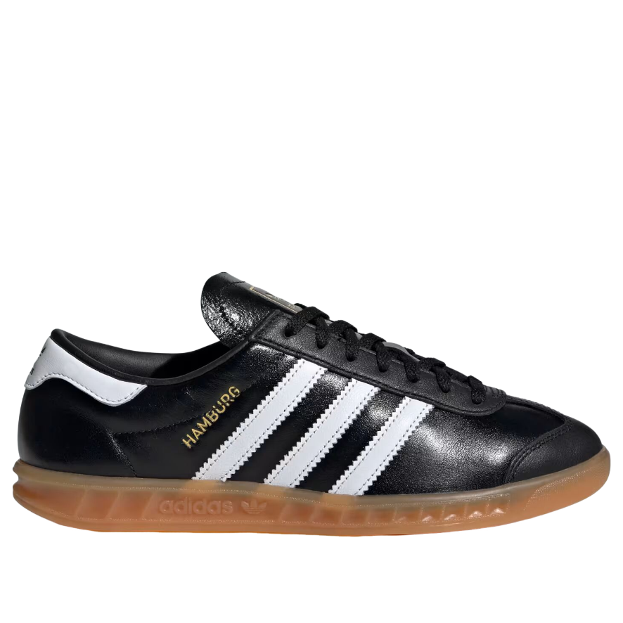 (WMNS) adidas Hamburg 'Black White Gum' JI2626