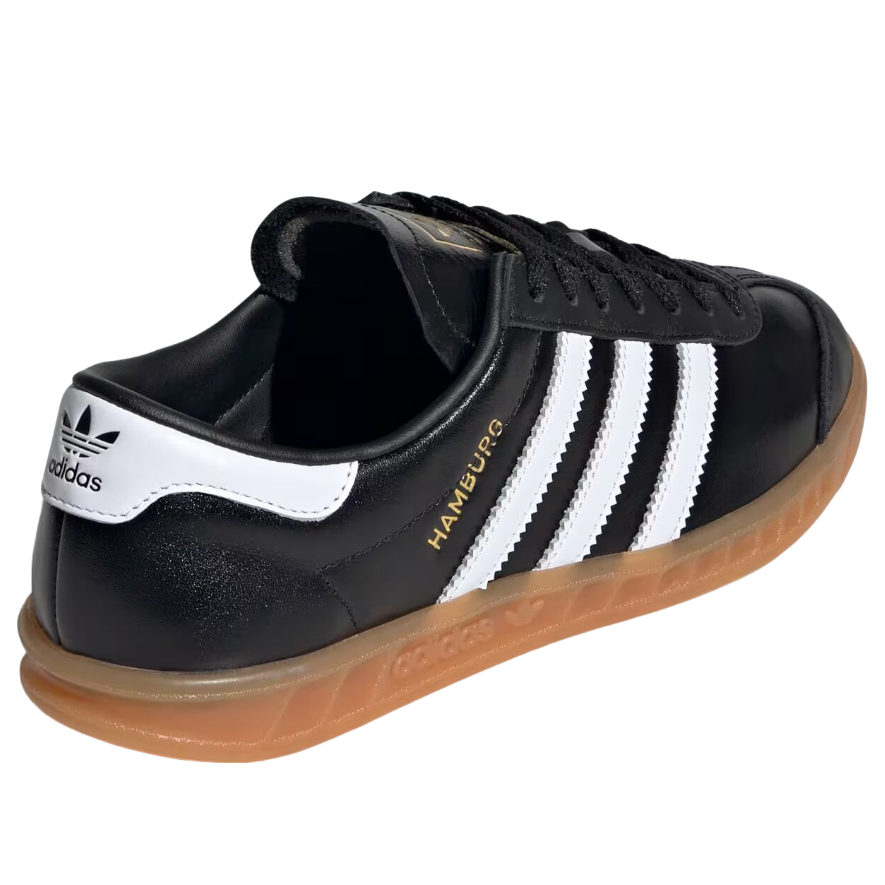 (WMNS) adidas Hamburg 'Black White Gum' JI2626