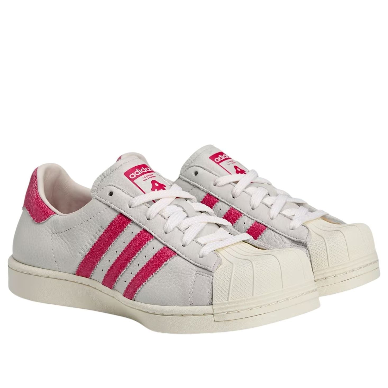 (WMNS) adidas x Avavav Superstar Modified 'Crystal White Red' JI4584