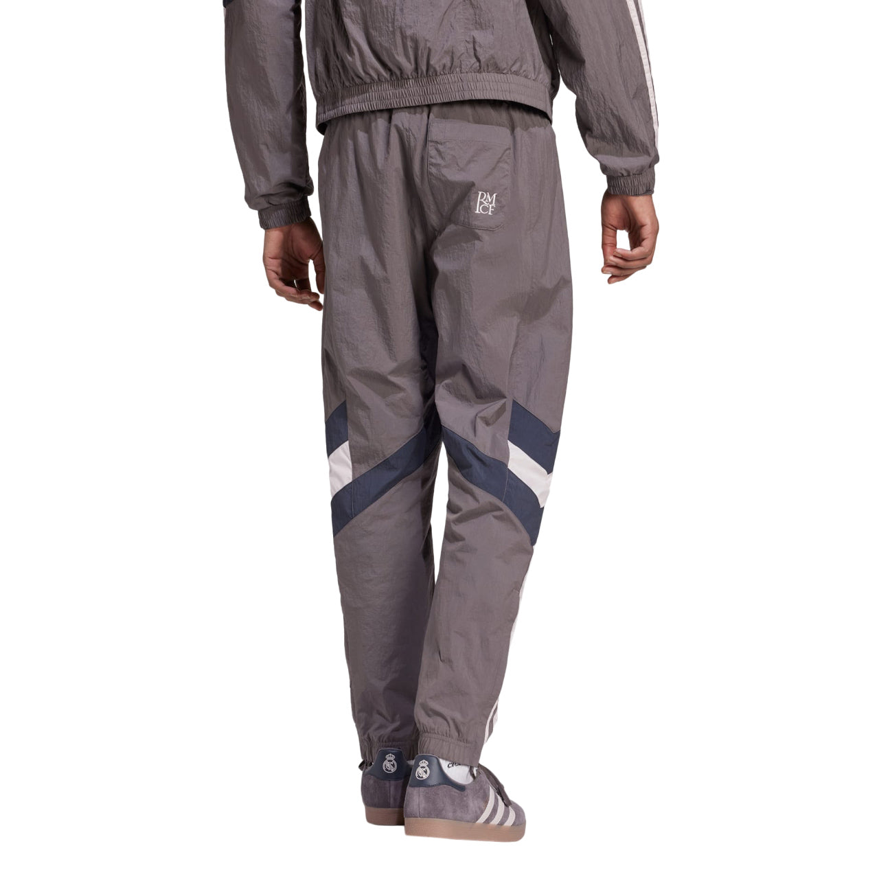 adidas Real Madrid Originals Track Pants Asia Sizing 'Charcoal Grey' JI9480