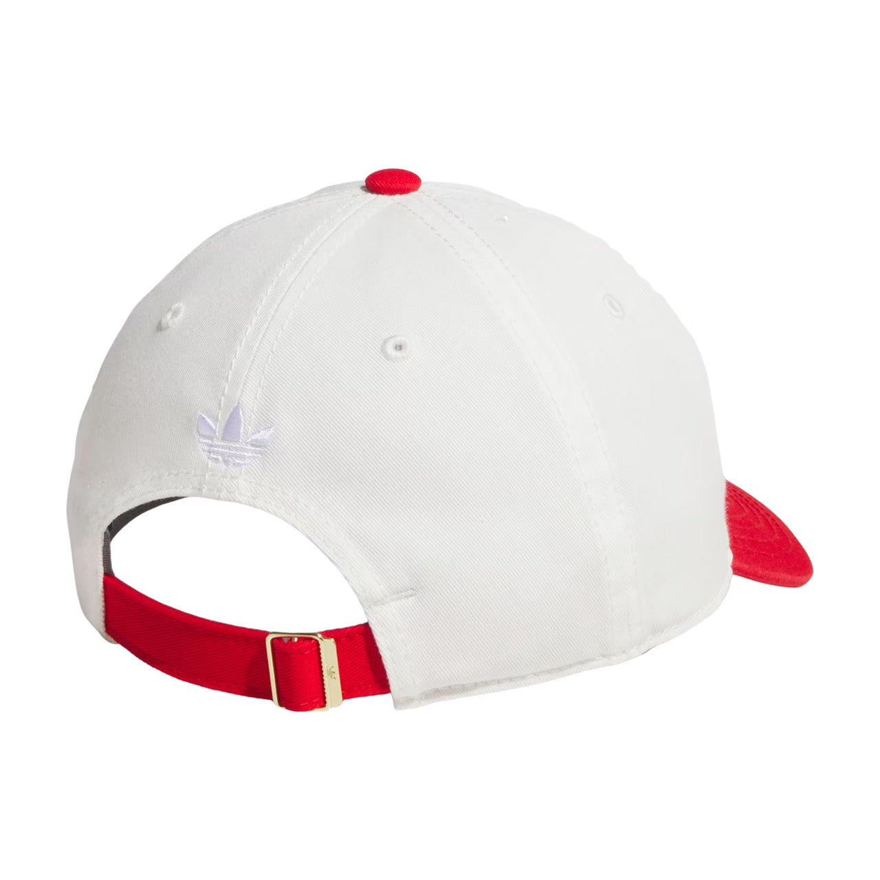 adidas Relaxed Trefoil Strapback Cap 'Off White Scarlet' JL3786