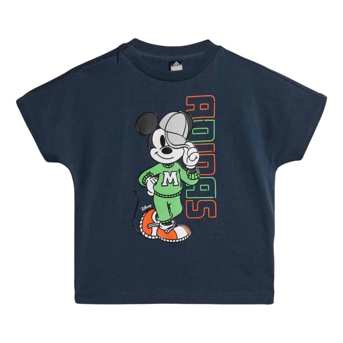 (TD) adidas x Disney Mickey Mouse Tee 'Aurora Ink' JM0815