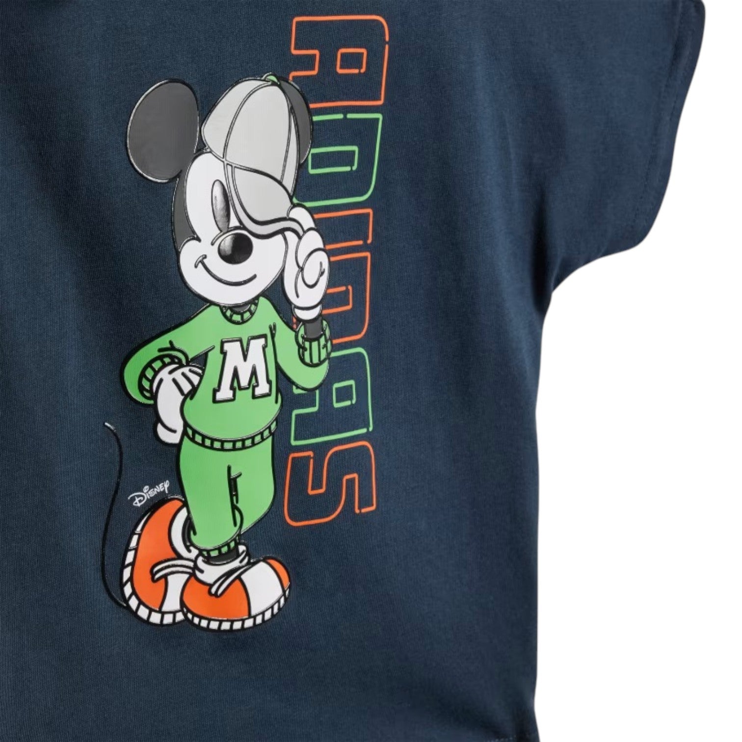 (TD) adidas x Disney Mickey Mouse Tee 'Aurora Ink' JM0815
