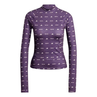 (WMNS) adidas x Moon Boot Logo Long-Sleeved T-Shirt 'Morado' JM1104