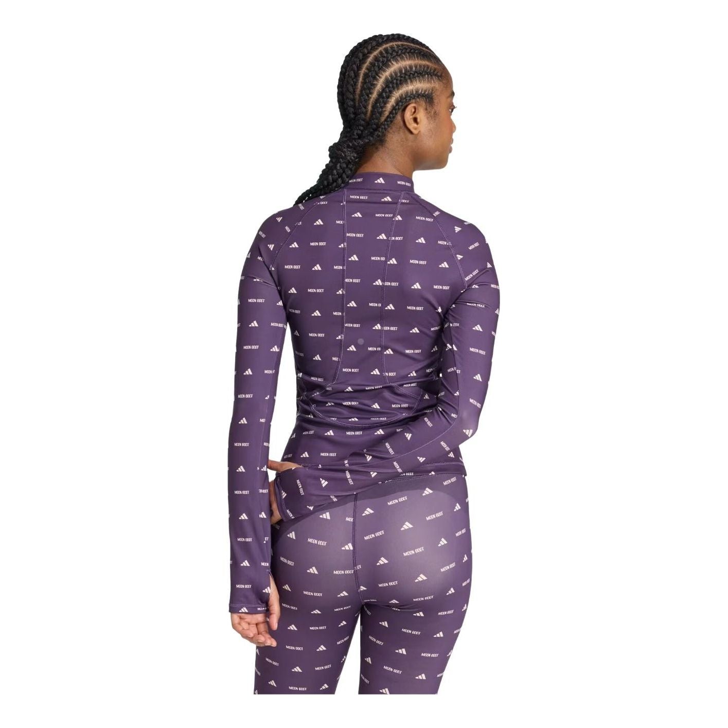 (WMNS) adidas x Moon Boot Logo Long-Sleeved T-Shirt 'Morado' JM1104