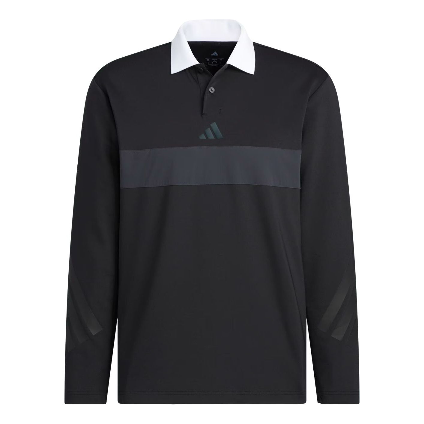 adidas Long Sleeve Polo Shirt 'Black' JM9583