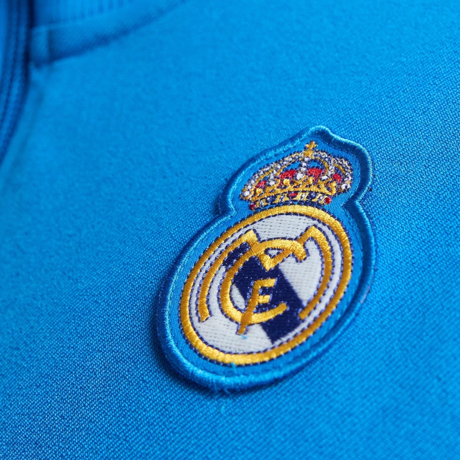 adidas Real Madrid Terrace Icons Track Top 'Blue Bird White' JN3058