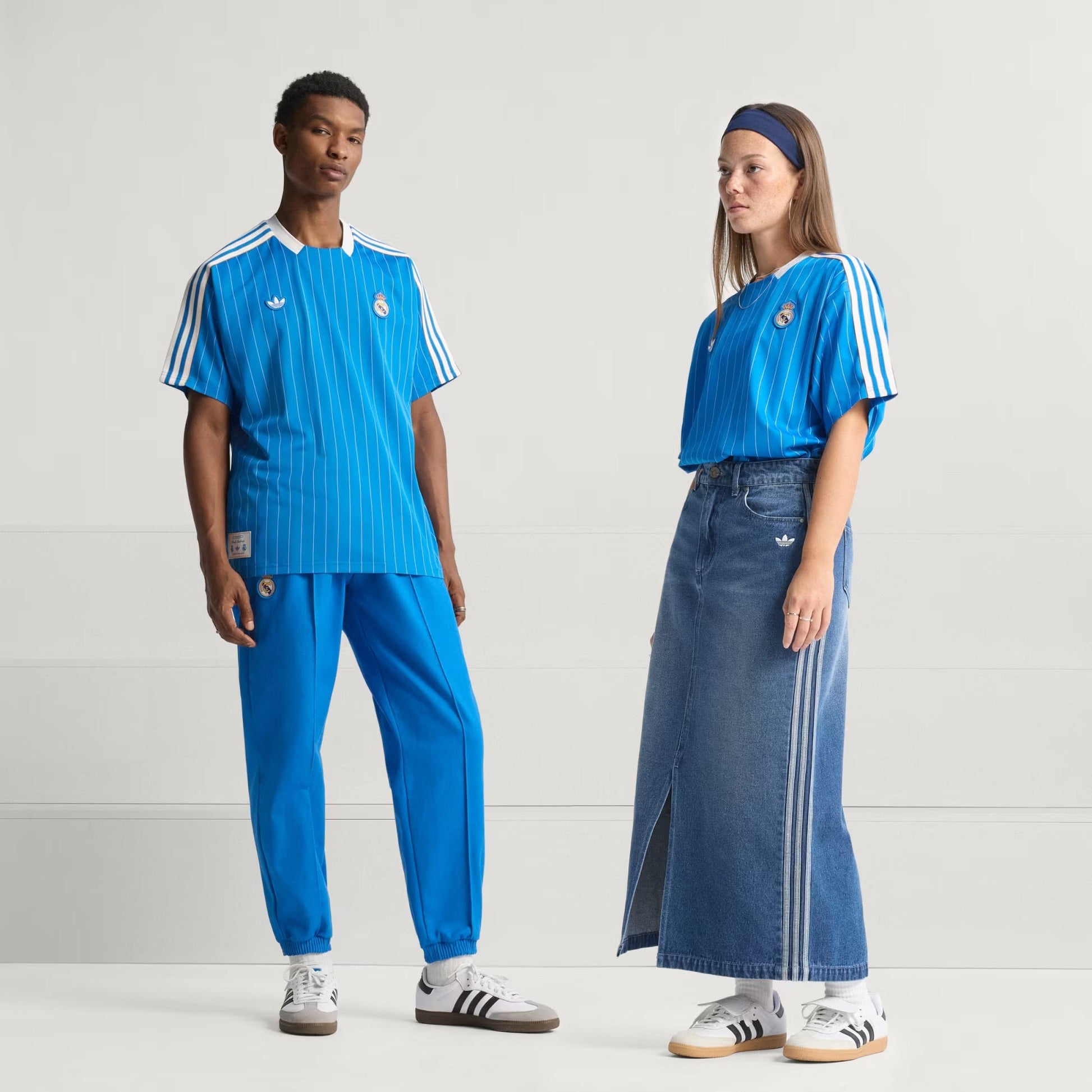adidas Real Madrid Terrace Icon Jersey Asia Sizing 'Blue Bird' JN3060