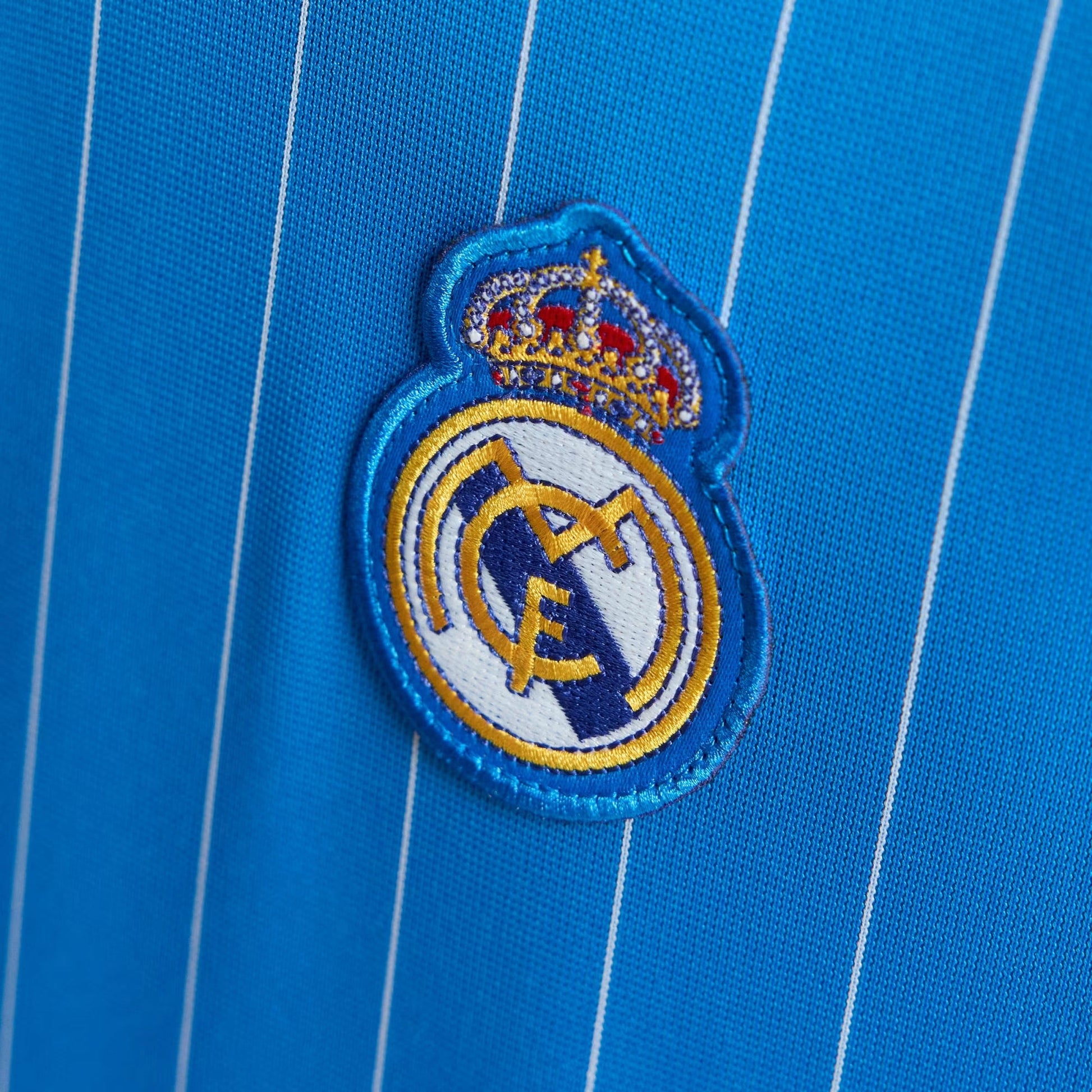 adidas Real Madrid Terrace Icon Jersey Asia Sizing 'Blue Bird' JN3060