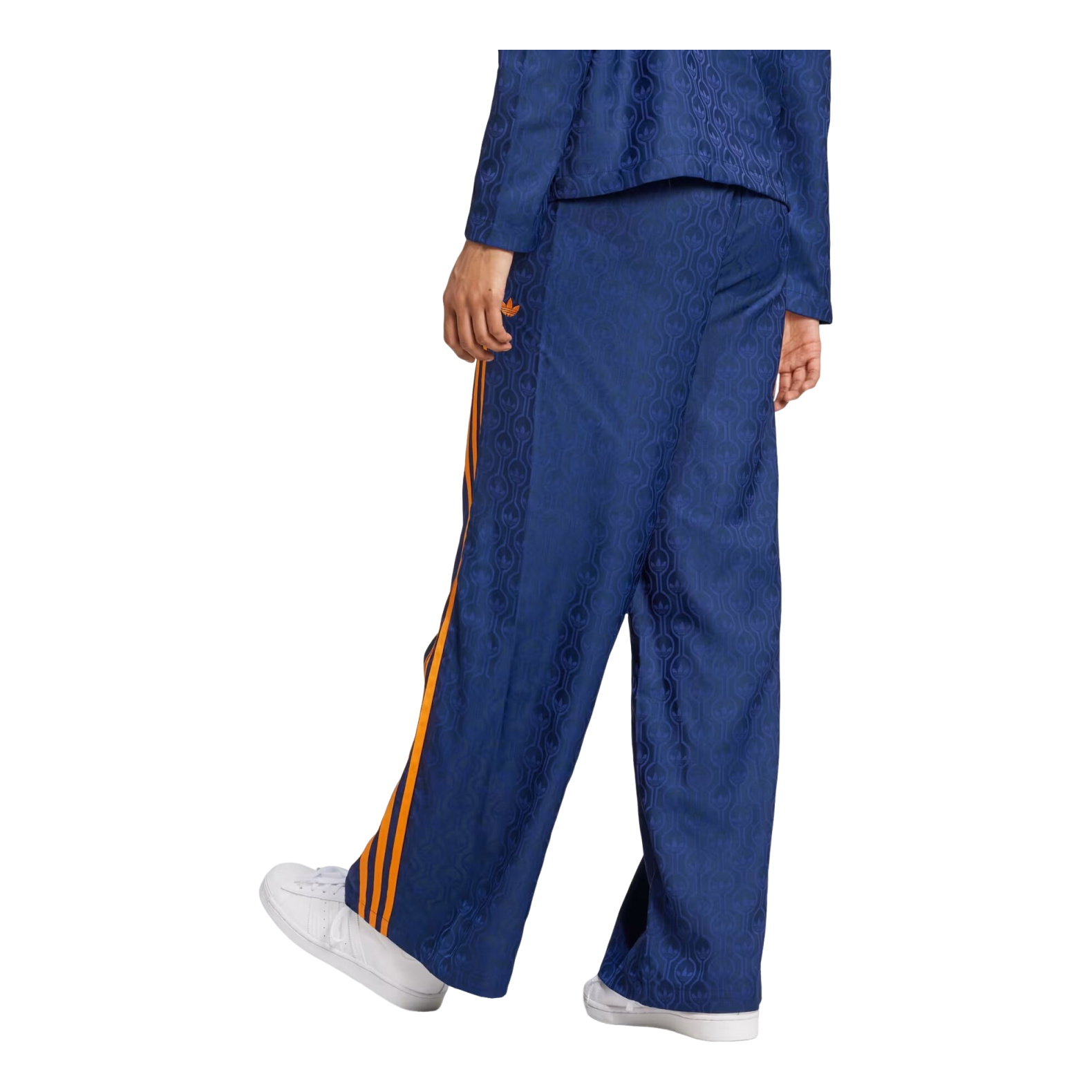 (WMNS) adidas 70s Wide Leg Pants Asia Sizing 'Night Indigo' JN7663