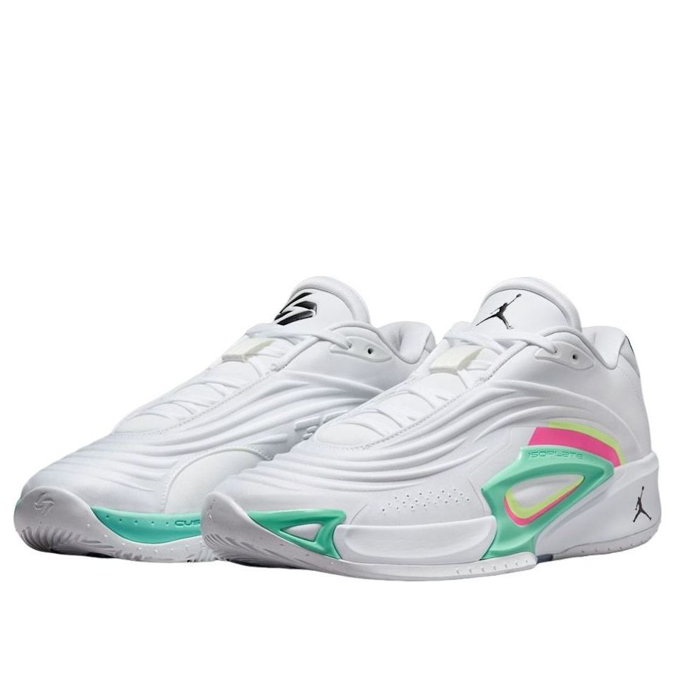Jordan Luka 3 PF Photo Finish 'White Volt Glow Green Glow Black' HQ5055