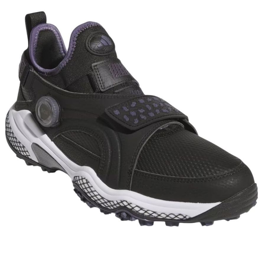 adidas Codechaos 25 Midcut BOA Spikeless Golf 'Black Preloved Violet Iron Metallic' JP5186
