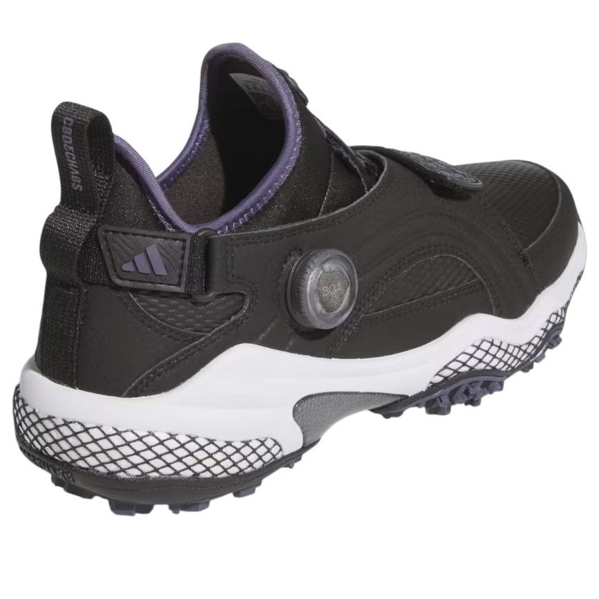 adidas Codechaos 25 Midcut BOA Spikeless Golf 'Black Preloved Violet Iron Metallic' JP5186