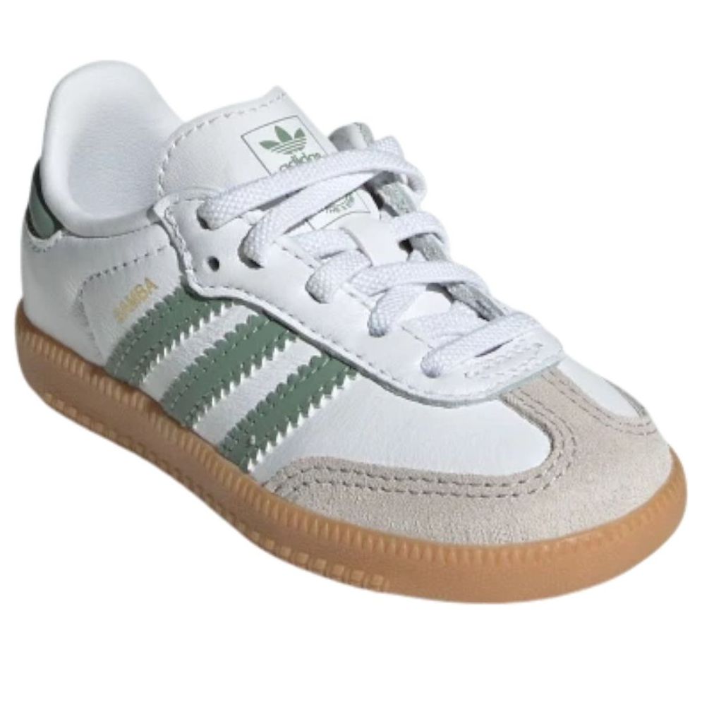 (TD) adidas Samba OG 'Cloud White Sylver Green' JP5487