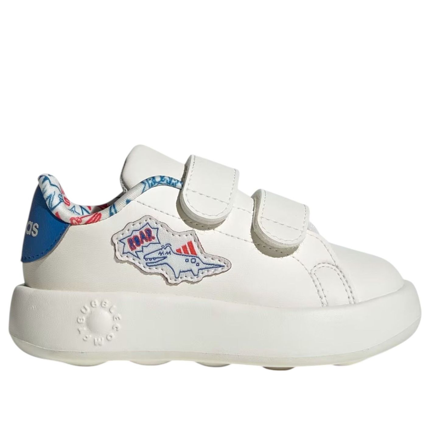 (TD) adidas Advantage Dino 'White Bright Royal Red' JP6163