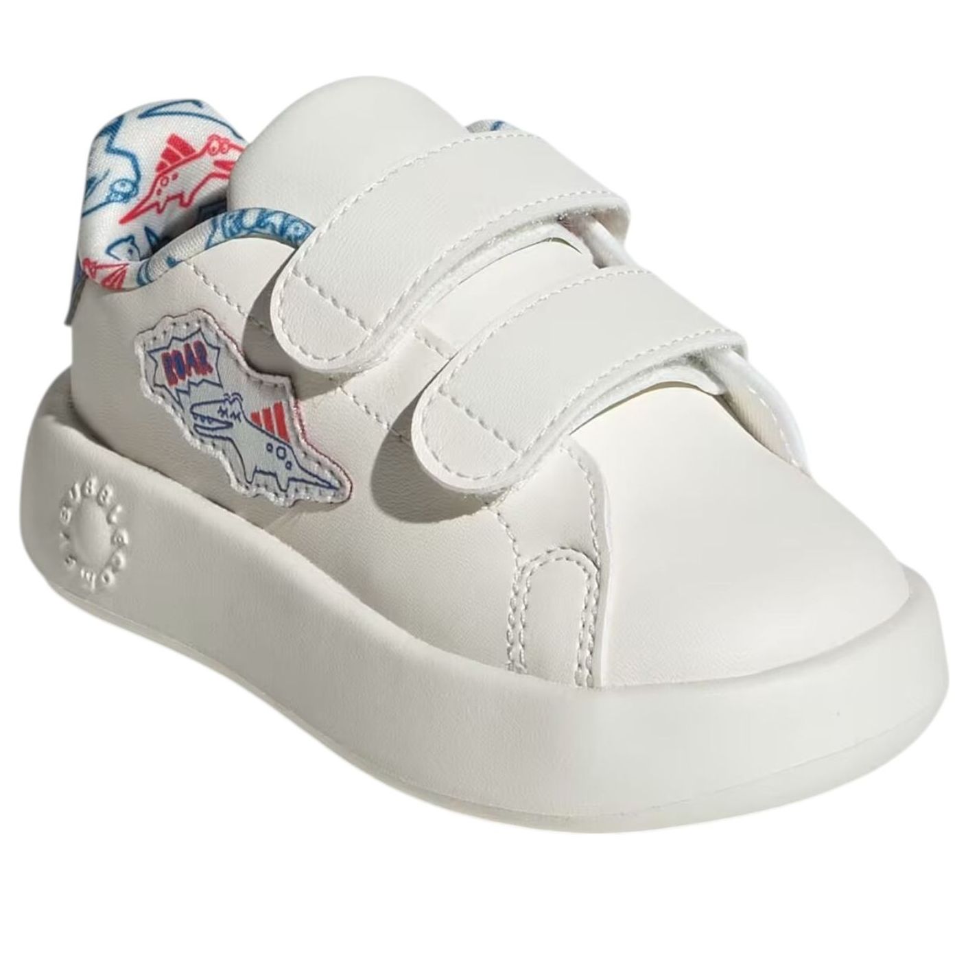 (TD) adidas Advantage Dino 'White Bright Royal Red' JP6163