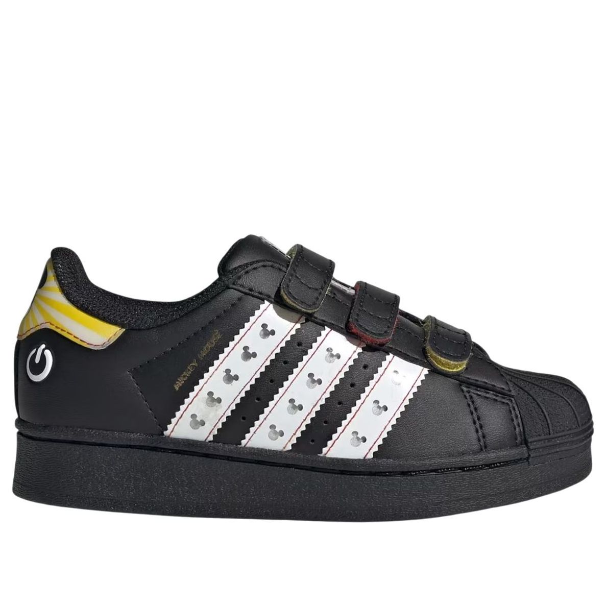 (PS) adidas Disney Superstar LED Light 'Black White'  JP8087