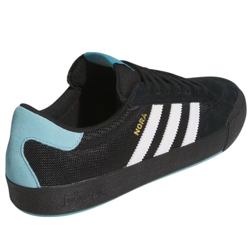 adidas Nora 'Black White Gold Metallic' JP8588