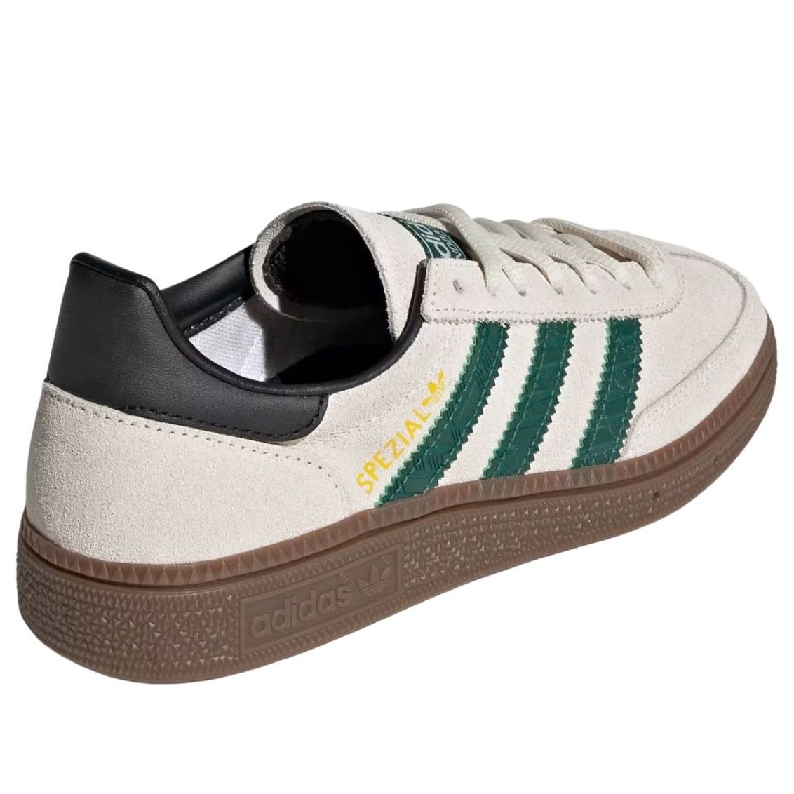 (GS) adidas Handball Spezial 'Off White Collegiate Green Gum'  JP9562