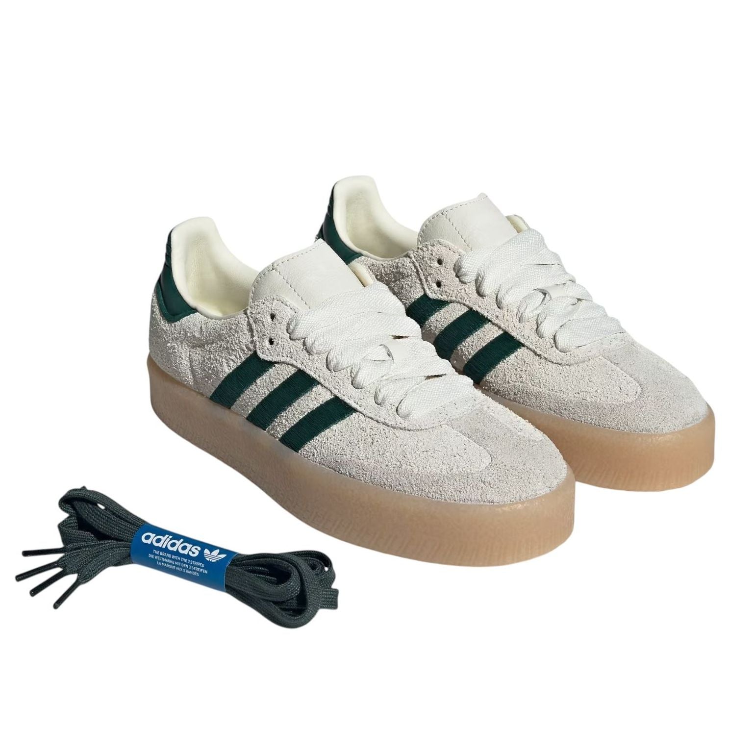 (WMNS) adidas Sambae 'Off White Collegiate Green' JQ0252