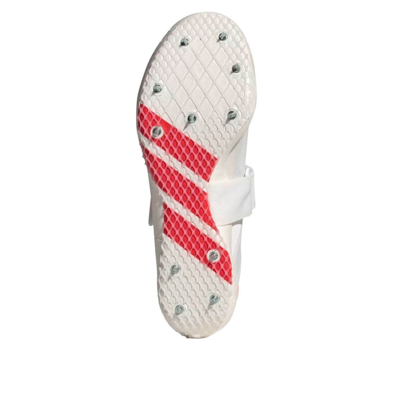 adidas Adizero High Jump 'White Lucid Orange' JQ0811