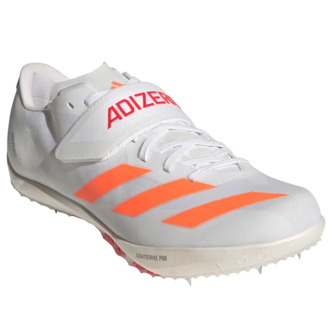 adidas Adizero High Jump 'White Lucid Orange' JQ0811